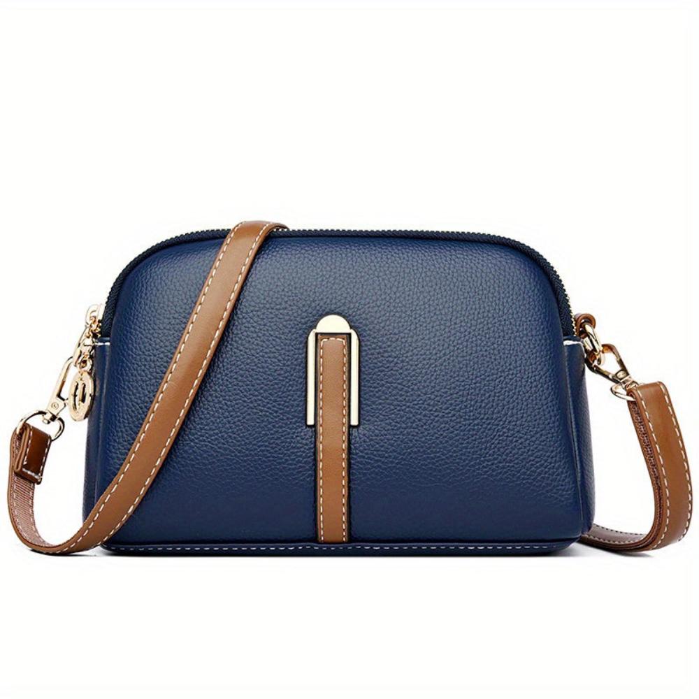 Mila Litchi Crossbody Tas Met Reliëf