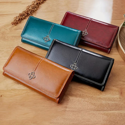 Eva Trendy Dubbele Portemonnee