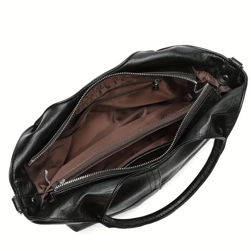 Elegante Leren Vrouwen Crossbody Schoudertas