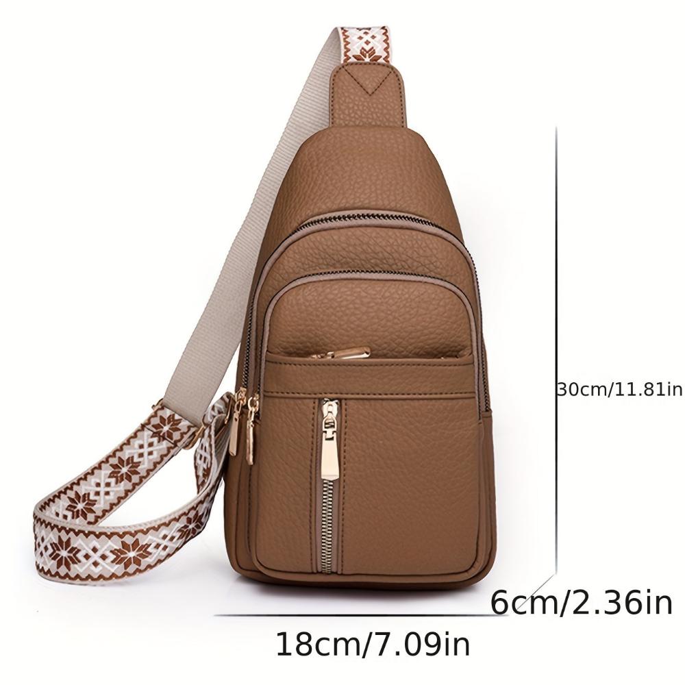 Hazel Vintage Kistvormige Crossbody tas