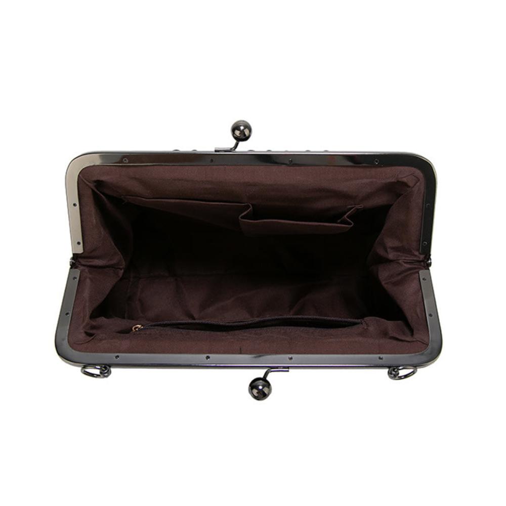 Vintage Handtas Met Kiss-lock Sluiting