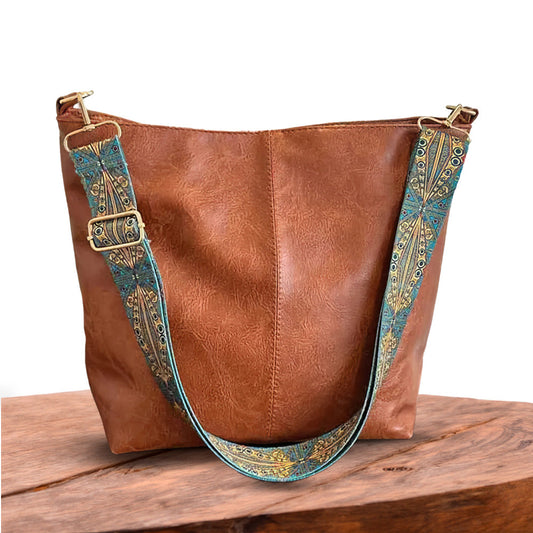 Chelsey's Vintage Charme | Leren Schoudertas