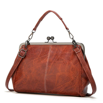 Vintage Handtas Met Kiss-lock Sluiting