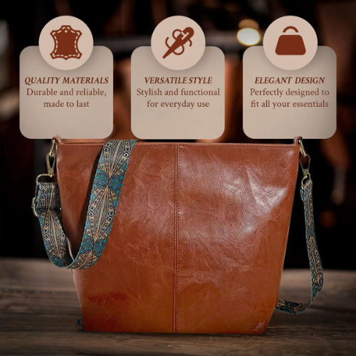 Chelsey's Vintage Charme | Leren Schoudertas