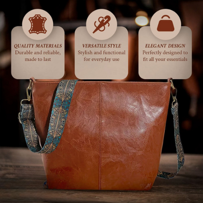 Chelsey's Vintage Charme | Leren Schoudertas