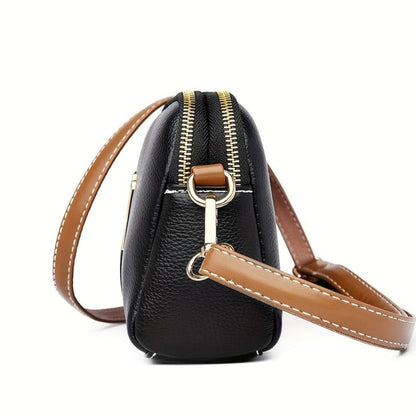 Mila Litchi Crossbody Tas Met Reliëf