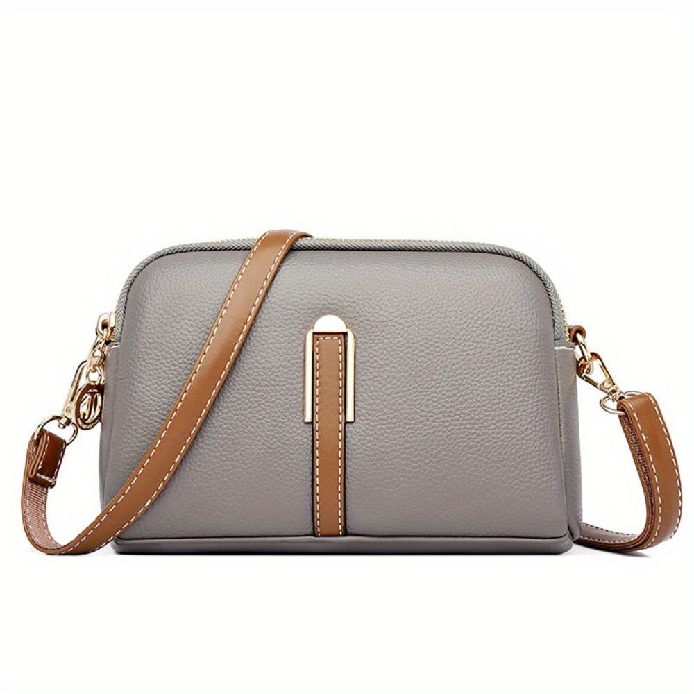 Mila Litchi Crossbody Tas Met Reliëf