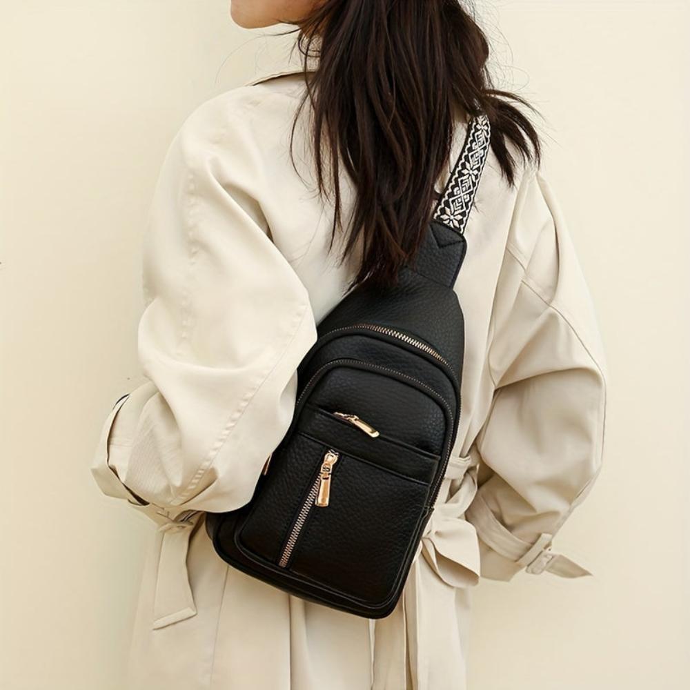 Hazel Vintage Kistvormige Crossbody tas