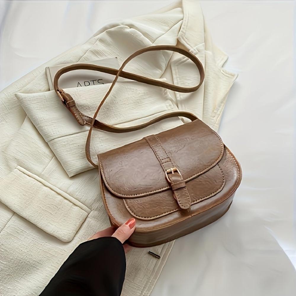 Evelyn Klassieke Zadeltas Crossbody Tas