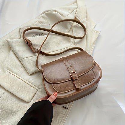 Evelyn Klassieke Zadeltas Crossbody Tas