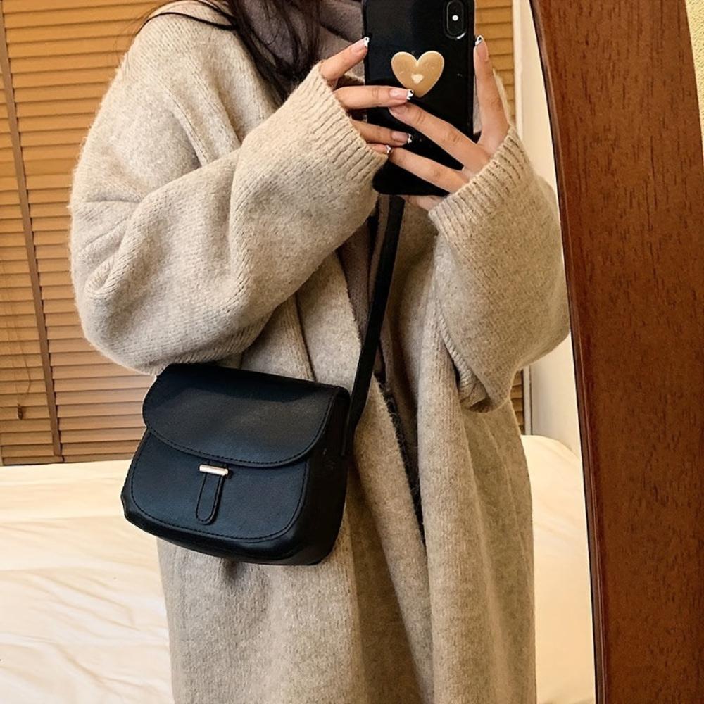Amelia Retro Zadel Crossbody Tas