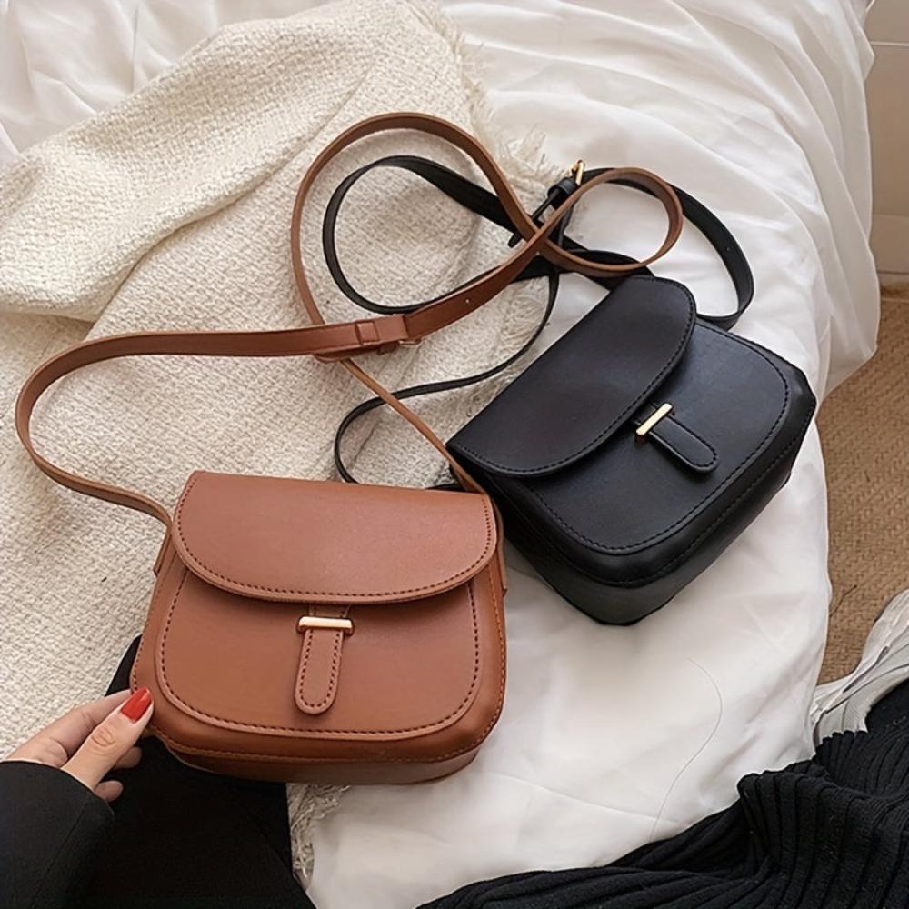 Amelia Retro Zadel Crossbody Tas