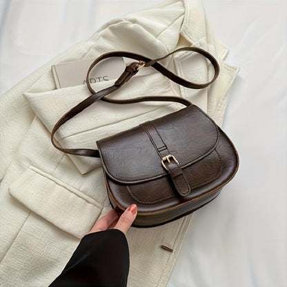 Evelyn Klassieke Zadeltas Crossbody Tas