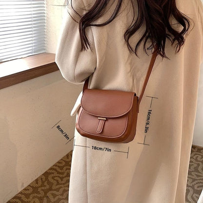 Amelia Retro Zadel Crossbody Tas