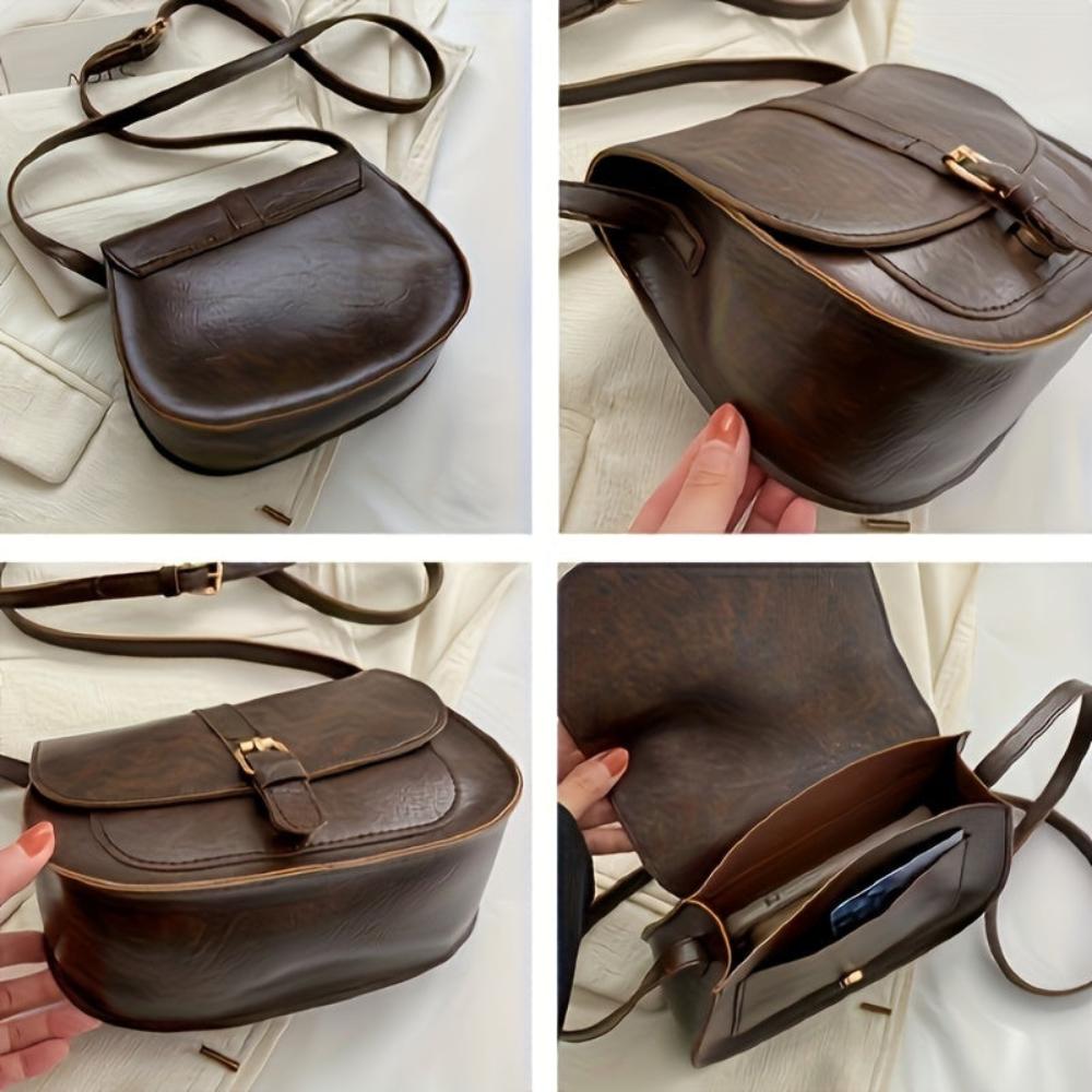 Evelyn Klassieke Zadeltas Crossbody Tas