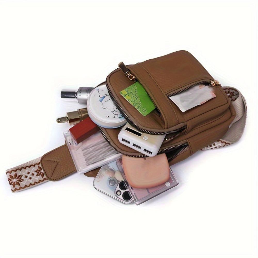 Hazel Vintage Kistvormige Crossbody tas
