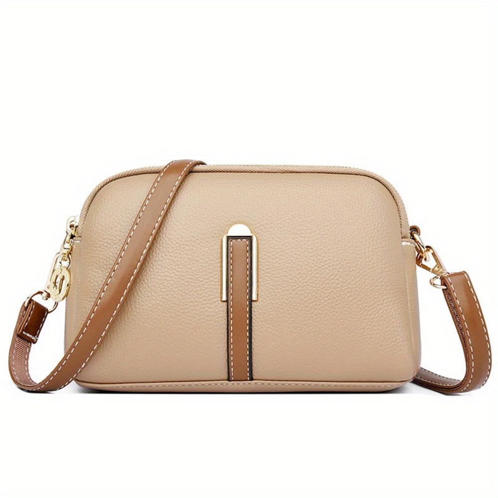 Mila Litchi Crossbody Tas Met Reliëf