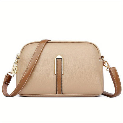 Mila Litchi Crossbody Tas Met Reliëf