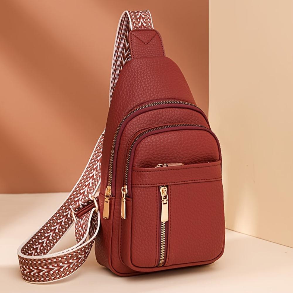 Hazel Vintage Kistvormige Crossbody tas