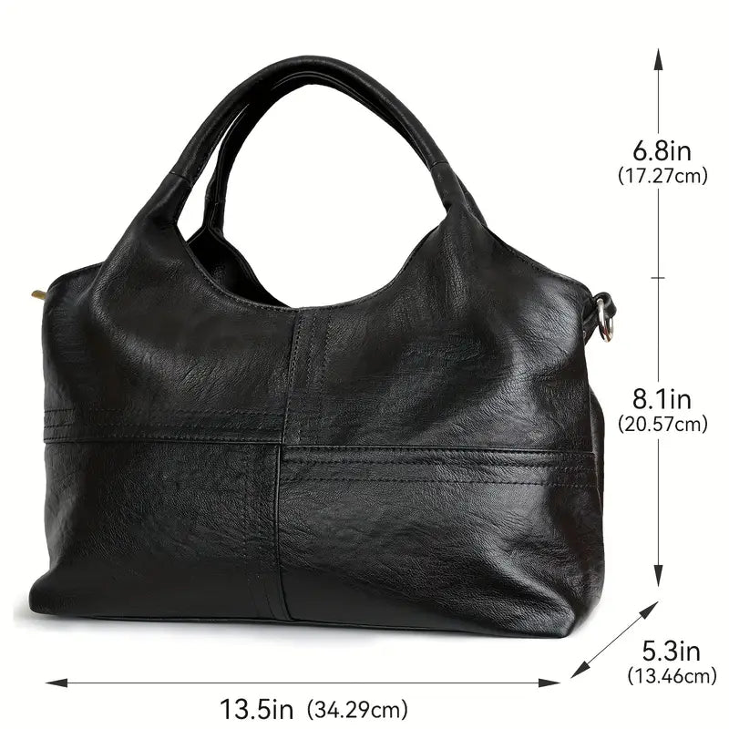 Elegante Leren Vrouwen Crossbody Schoudertas