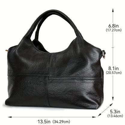 Elegante Leren Vrouwen Crossbody Schoudertas