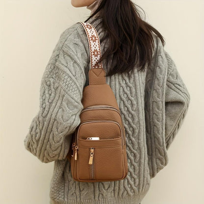 Hazel Vintage Kistvormige Crossbody tas