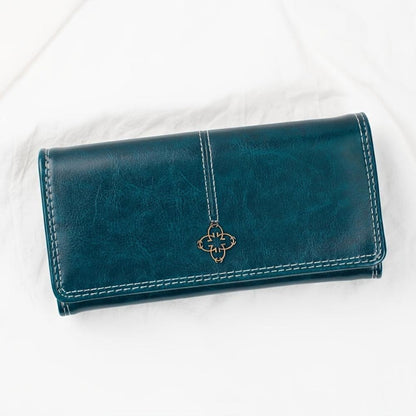 Eva Trendy Dubbele Portemonnee
