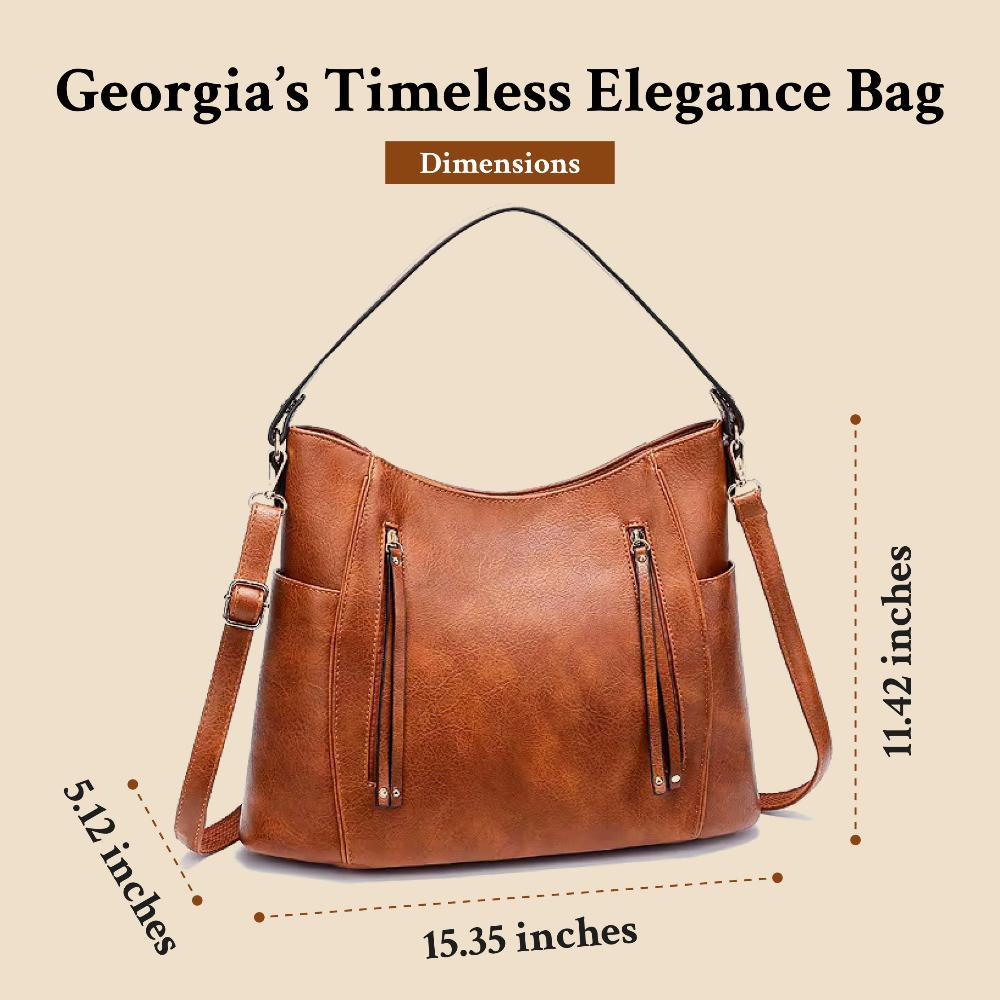 Georgia's Tijdloze Elegantie | Vintage Schoudertas