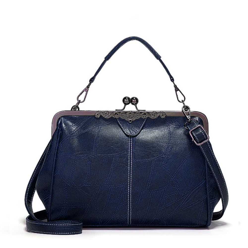 Vintage Handtas Met Kiss-lock Sluiting
