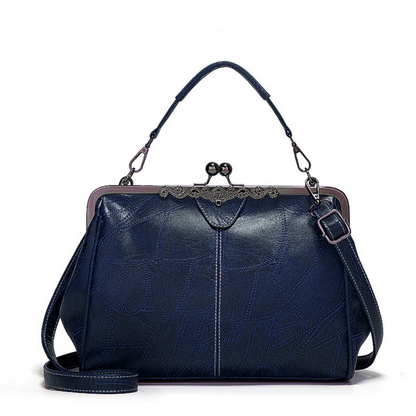 Vintage Handtas Met Kiss-lock Sluiting