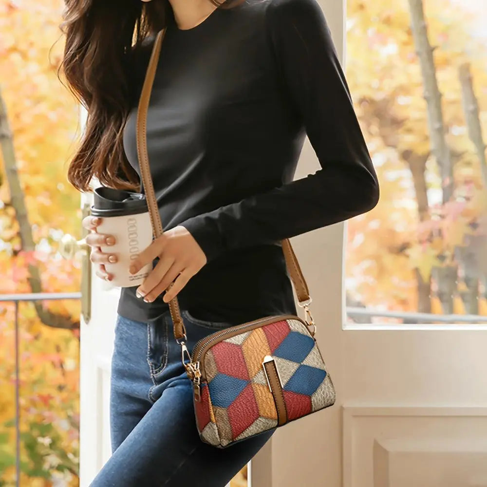 Luna Patchwork Mini Kruisbody Tas