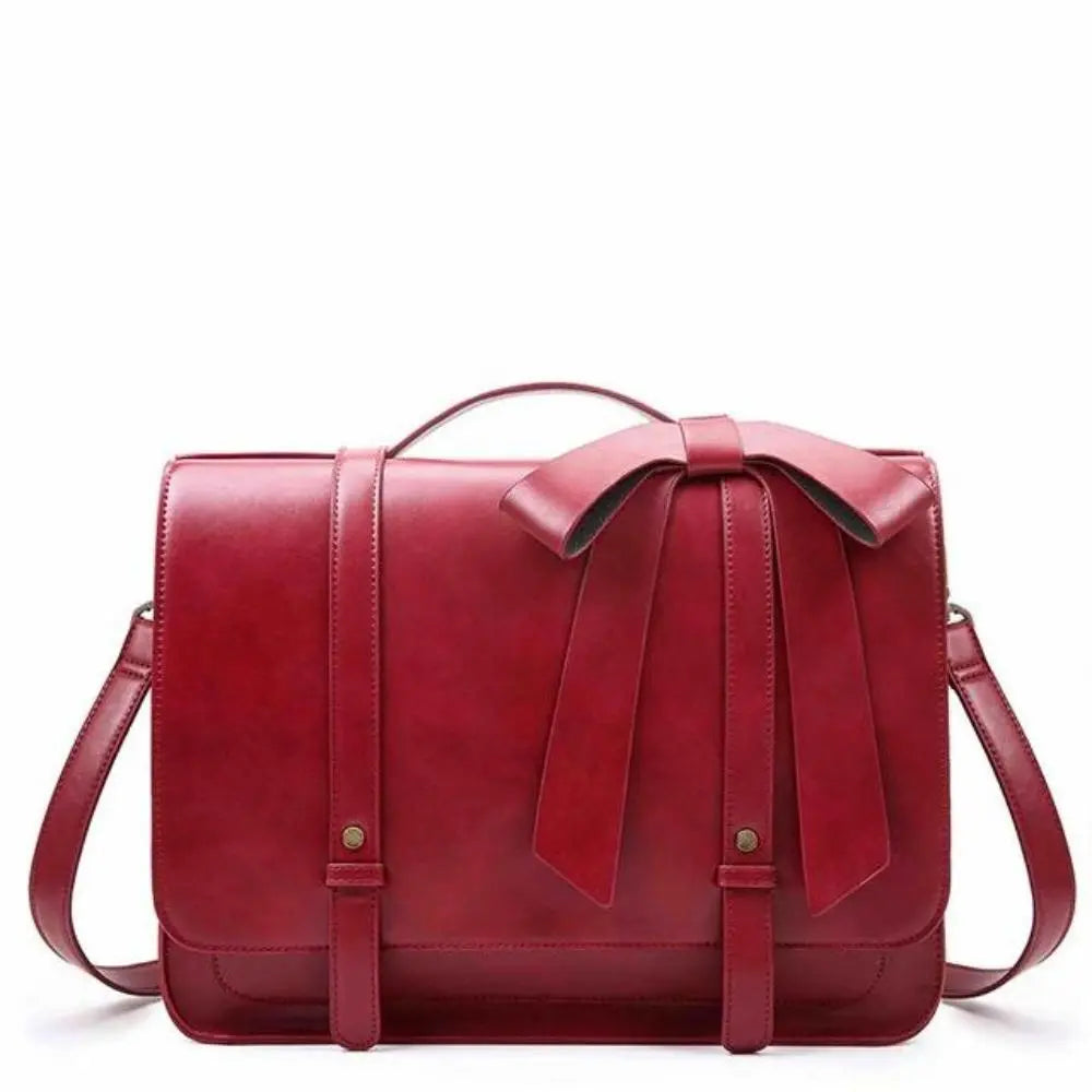 Vintage Satchel Met Strik