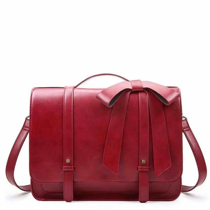 Vintage Satchel Met Strik
