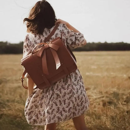 Vintage Satchel Met Strik