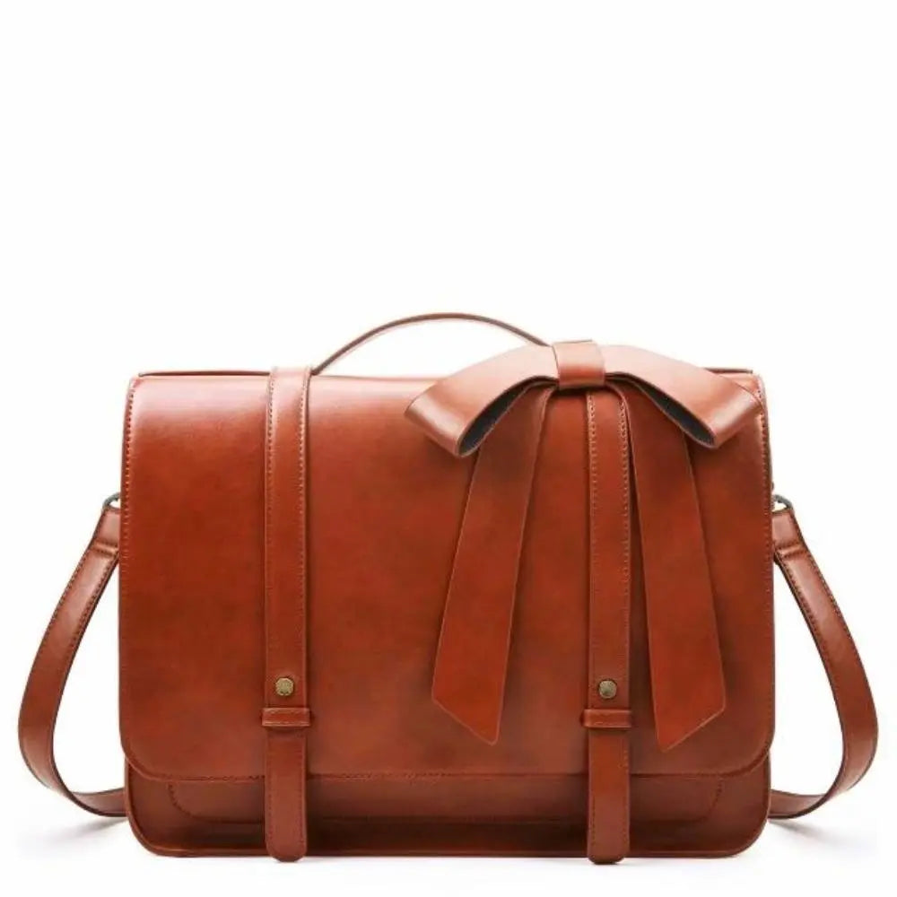 Vintage Satchel Met Strik