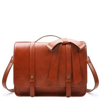 Vintage Satchel Met Strik