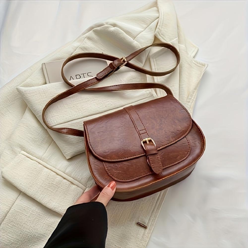 Evelyn Klassieke Zadeltas Crossbody Tas
