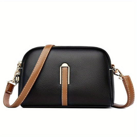 Mila Litchi Crossbody Tas Met Reliëf