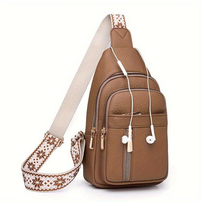 Hazel Vintage Kistvormige Crossbody tas