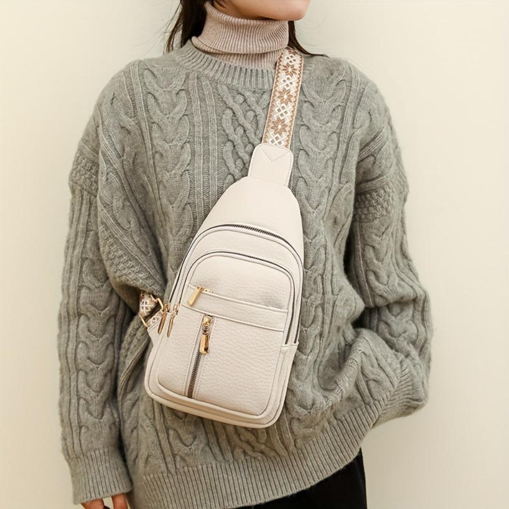 Hazel Vintage Kistvormige Crossbody tas