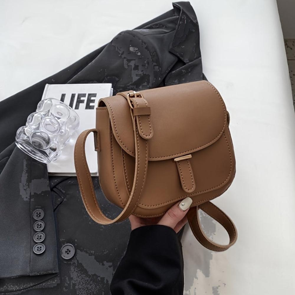 Amelia Retro Zadel Crossbody Tas