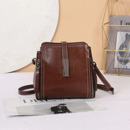 Echt Leren Vrouwen Crossbody Tas