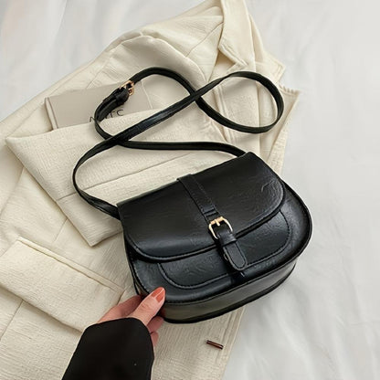 Evelyn Klassieke Zadeltas Crossbody Tas