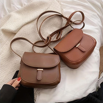 Amelia Retro Zadel Crossbody Tas
