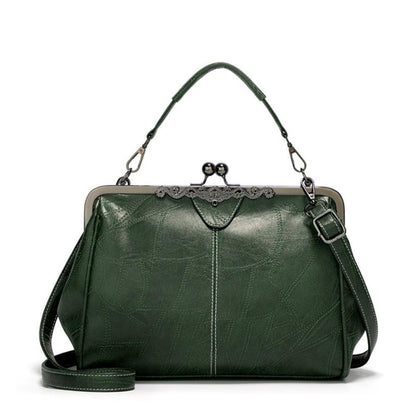 Vintage Handtas Met Kiss-lock Sluiting