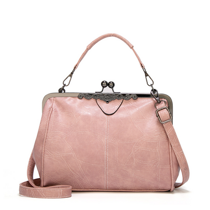 Vintage Handtas Met Kiss-lock Sluiting