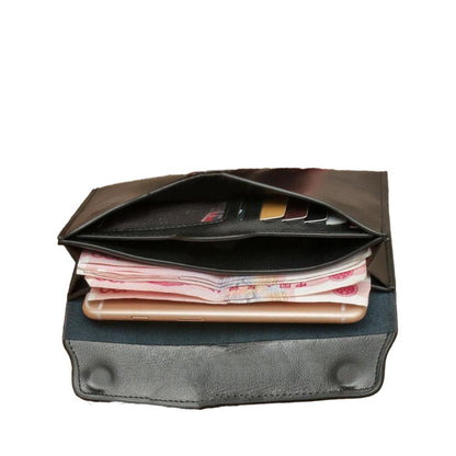 Klassieke Opvouwbare Portemonnee met Magnetische Klep