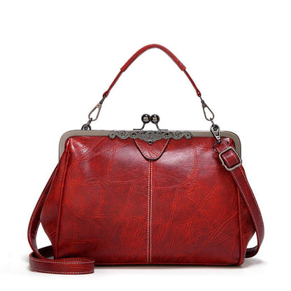 Vintage Handtas Met Kiss-lock Sluiting